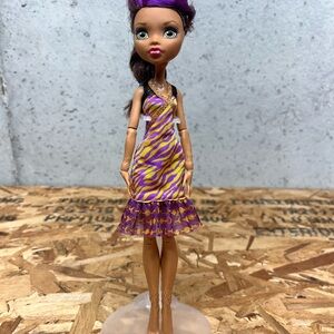 Monster High Doll in Purple and Yellow Outfit